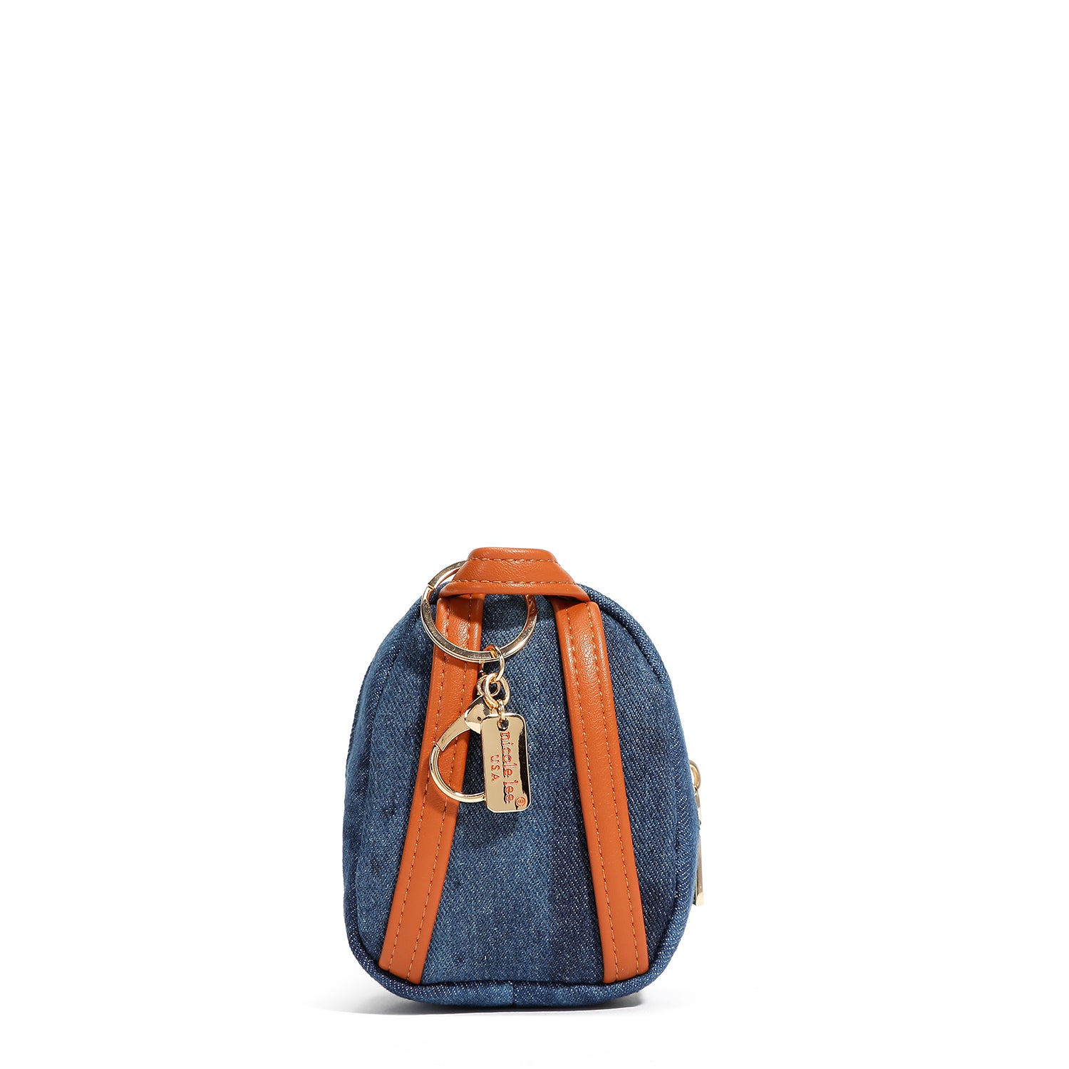 Stylish Denim Backpack Coin Purse for Women & Men - Trendy Small Wallet with Zipper - Perfect for Travel, Shopping & Everyday Use