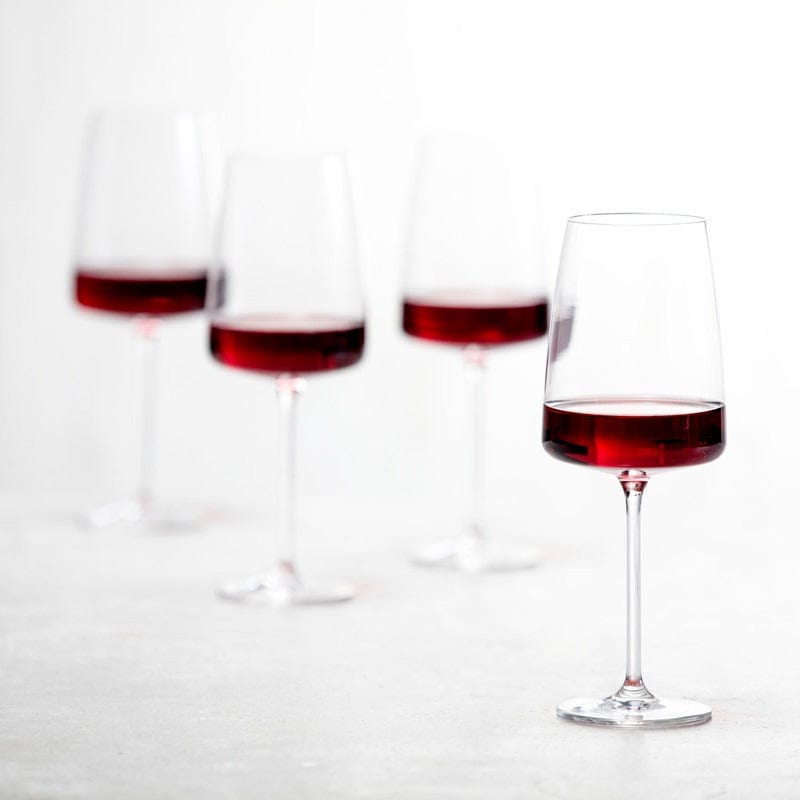 Premium Fortessa Sensa Red Wine Glasses - Elegant Crystal Stemware for Fine Dining & Wine Tasting - Perfect for Romantic Dinners & Special Occasions