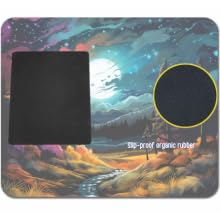Ocean Waves Art Mouse Pad - Non-Slip Rubber Base, 8.6