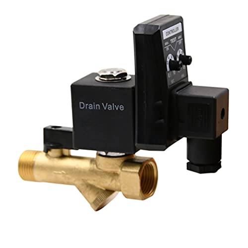 Sullair Air Compressor 24VDC Electric Drain Valve - Replacement Part for Industrial Air Systems | Perfect for Workshop, Garage & Manufacturing Facilities