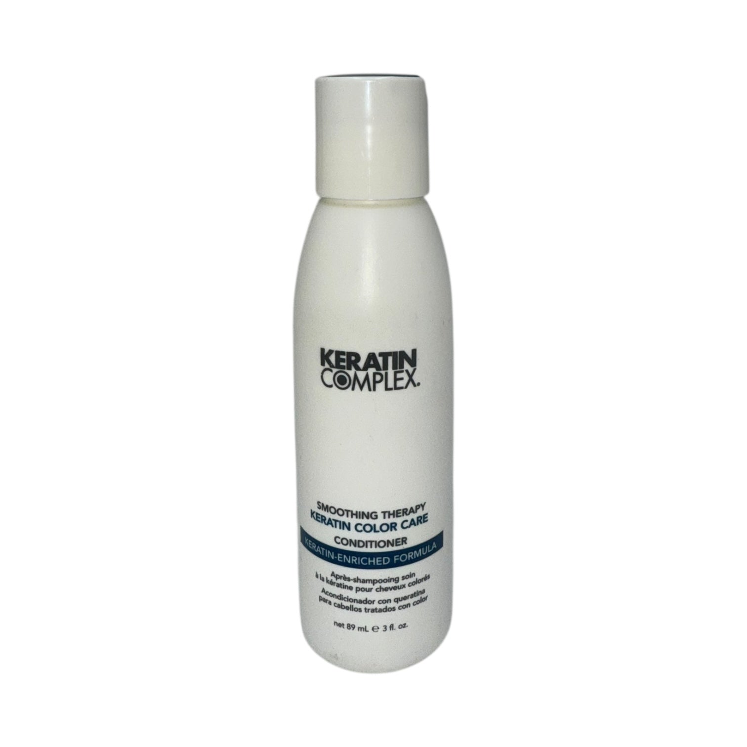 Keratin Complex Smoothing Therapy Keratin Color Care Conditioner 3 oz - Sulfate Free Hair Treatment for Frizz Control & Color Protection - Perfect for Salon Quality Smoothing at Home