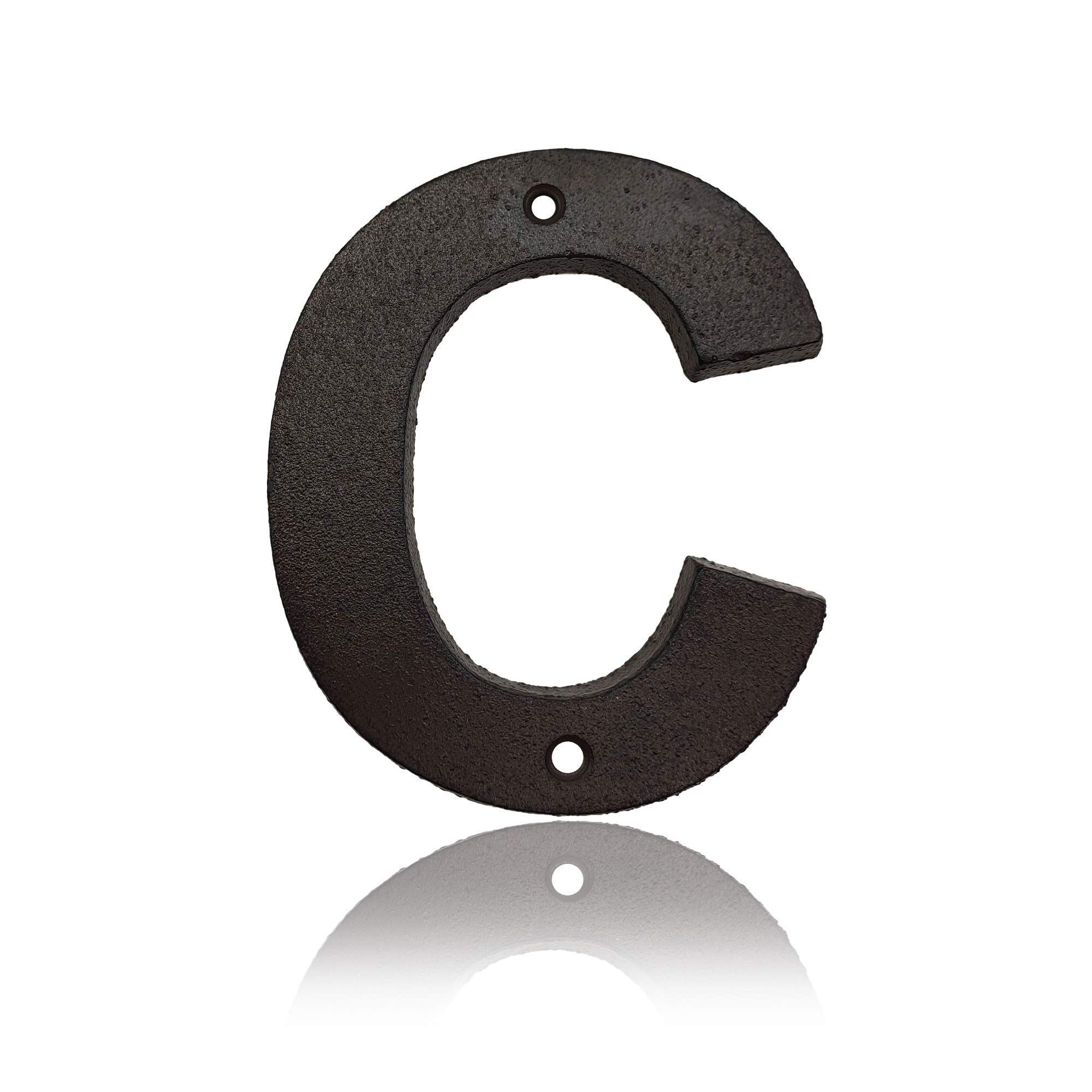 4.9 Inch High Modern House Numbers - Durable Outdoor Address Plaques for Mailbox, Front Door & Yard - Weatherproof Metal Home Numbers for Easy Visibility (Set of 4) - Perfect for House Identification & Curb Appeal
