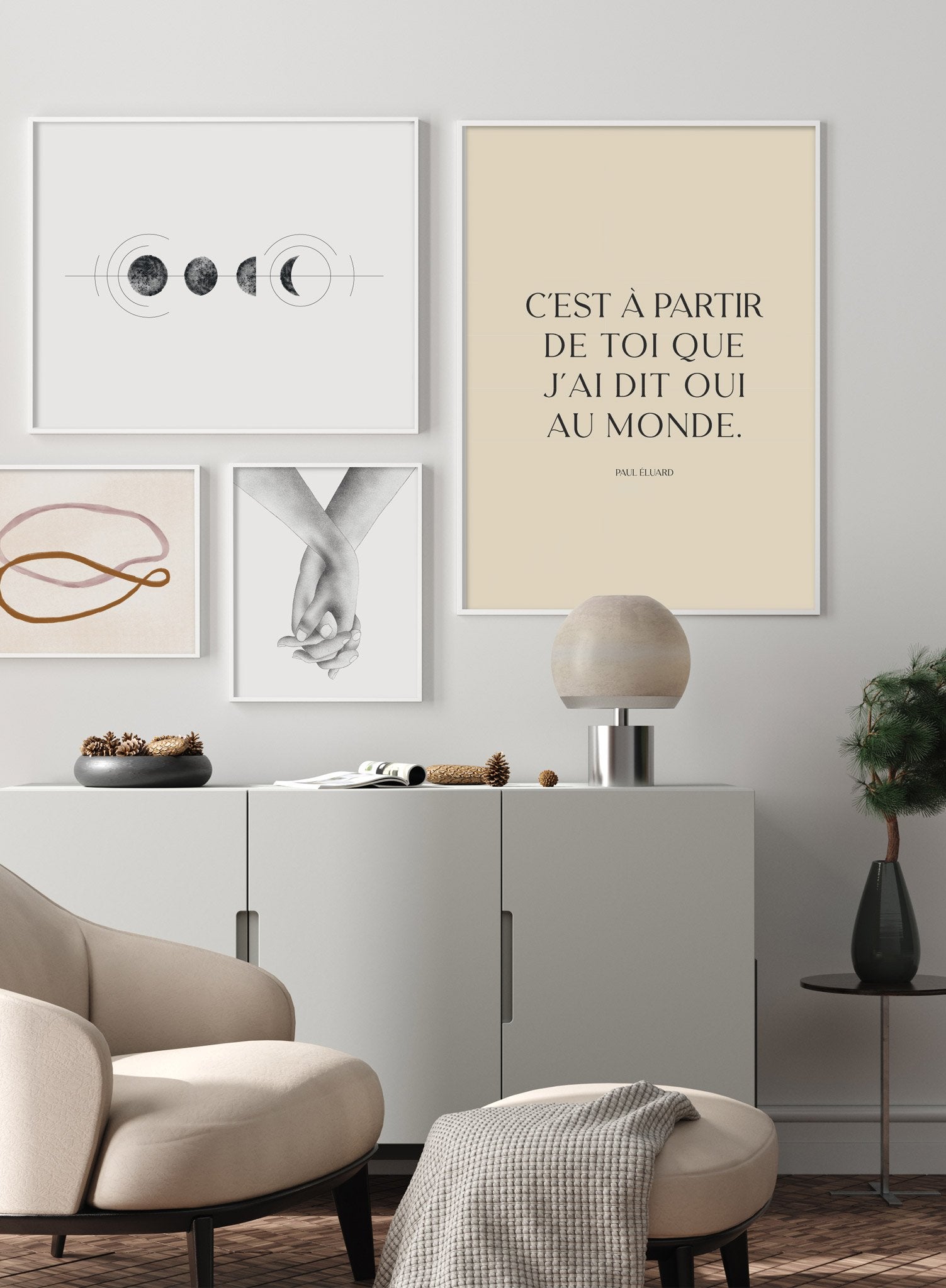 Say Yes to the World - Inspirational Motivational Wall Art Poster for Home, Office & Classroom Decor - Perfect for Living Room, Bedroom or Gift