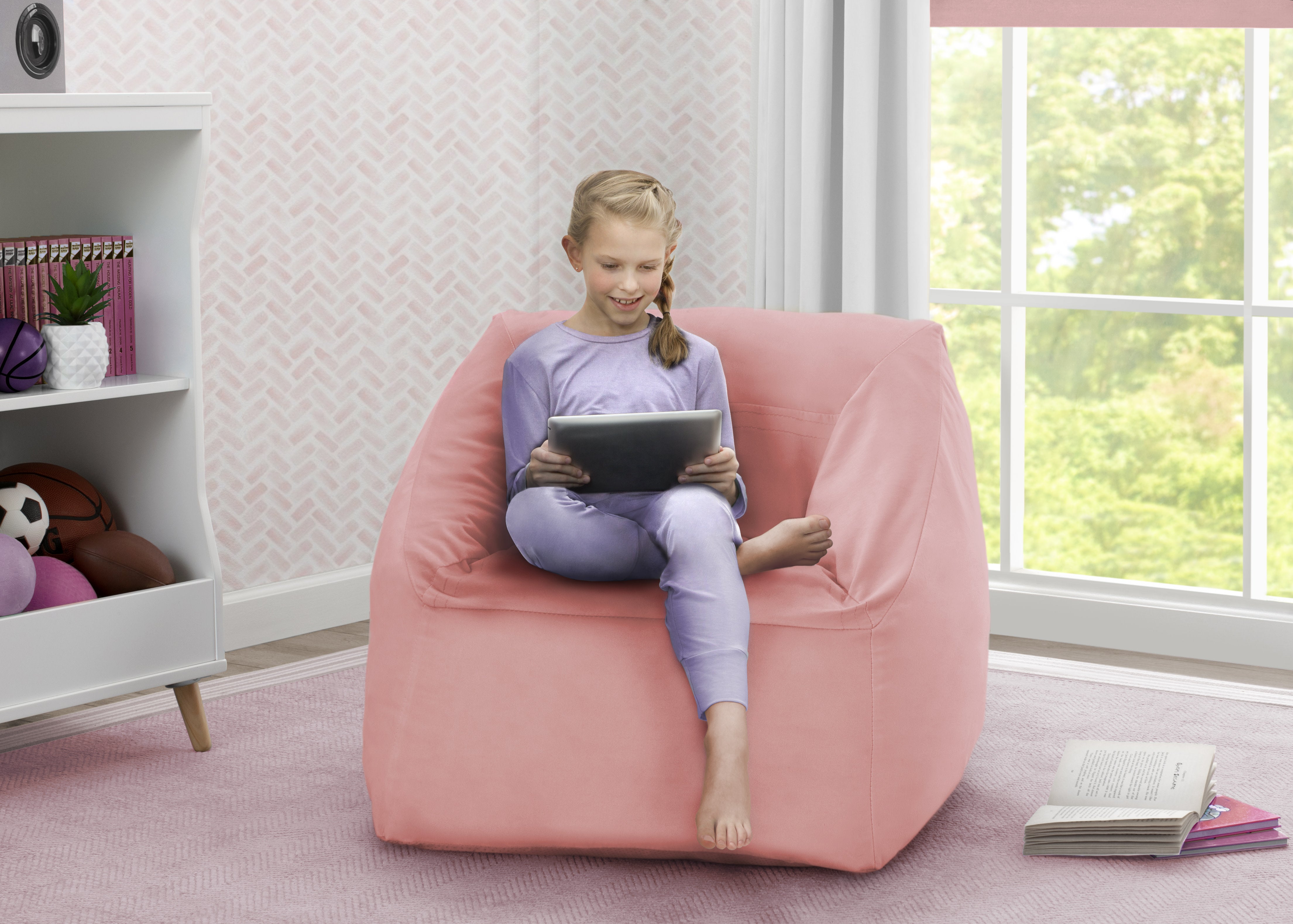 Cozee Cube Chair for Kids - Soft & Comfortable Seat for Children Up to 10 Years Old - Perfect for Playrooms, Bedrooms & Reading Nooks