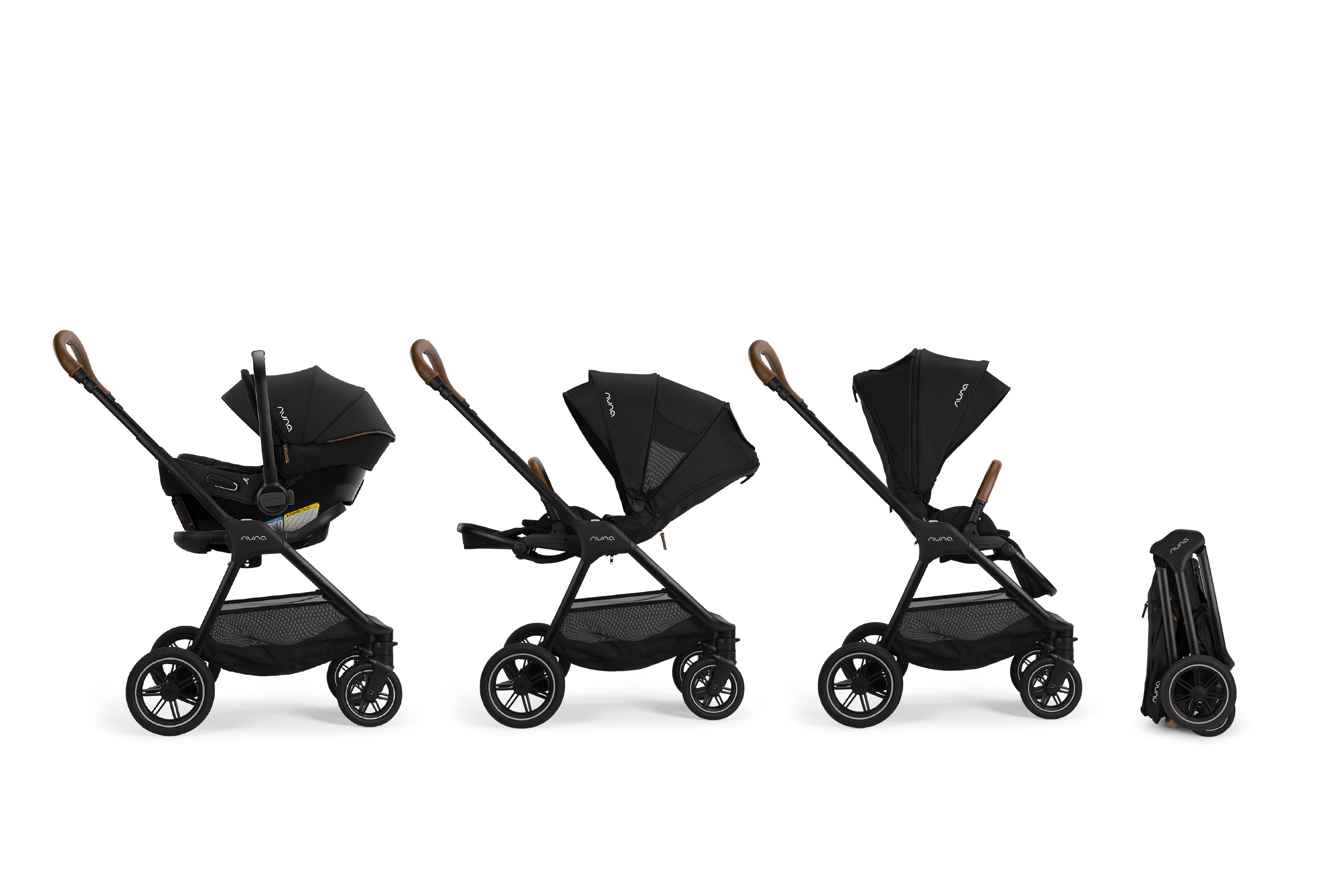 Nuna TRIV Next Stroller + PIPA Urbn Car Seat Travel System - Lightweight & Compact for Urban Parents | Perfect for City Walks, Shopping & Travel