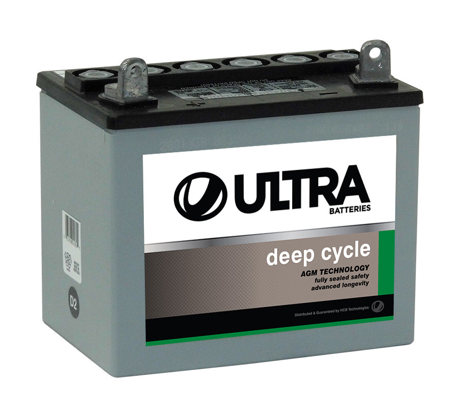 12V 32Ah Ultra Deep Cycle AGM Battery - Marine, RV, Solar Power & Off-Grid Applications