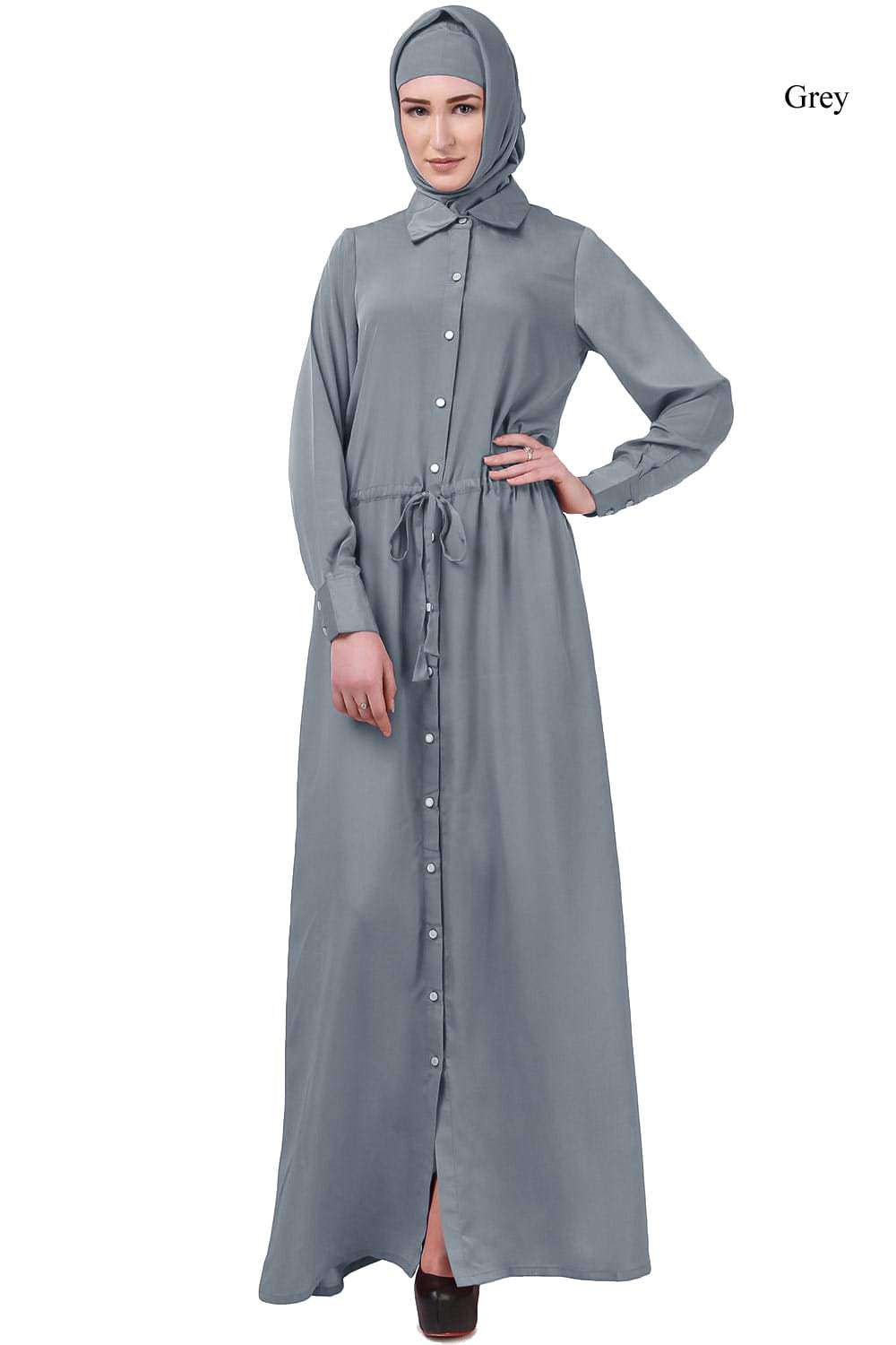 Elegant Ayaat Abaya - Modest Muslim Dress for Women - Perfect for Prayer, Eid, and Special Occasions