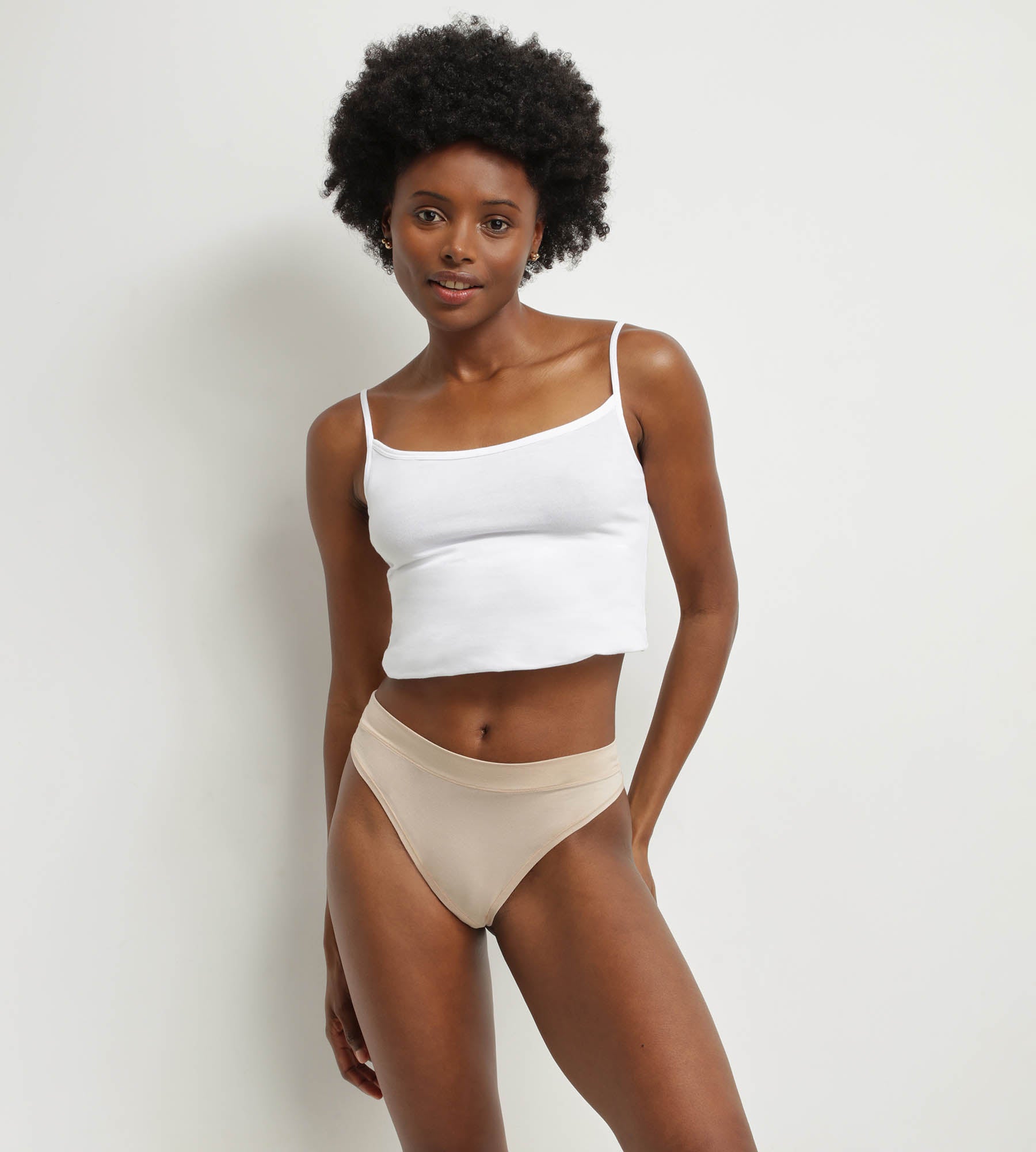 Modal Cotton Women's String Underwear - Nude Dim Comfort Collection | Soft & Breathable for Everyday Wear & Sleep