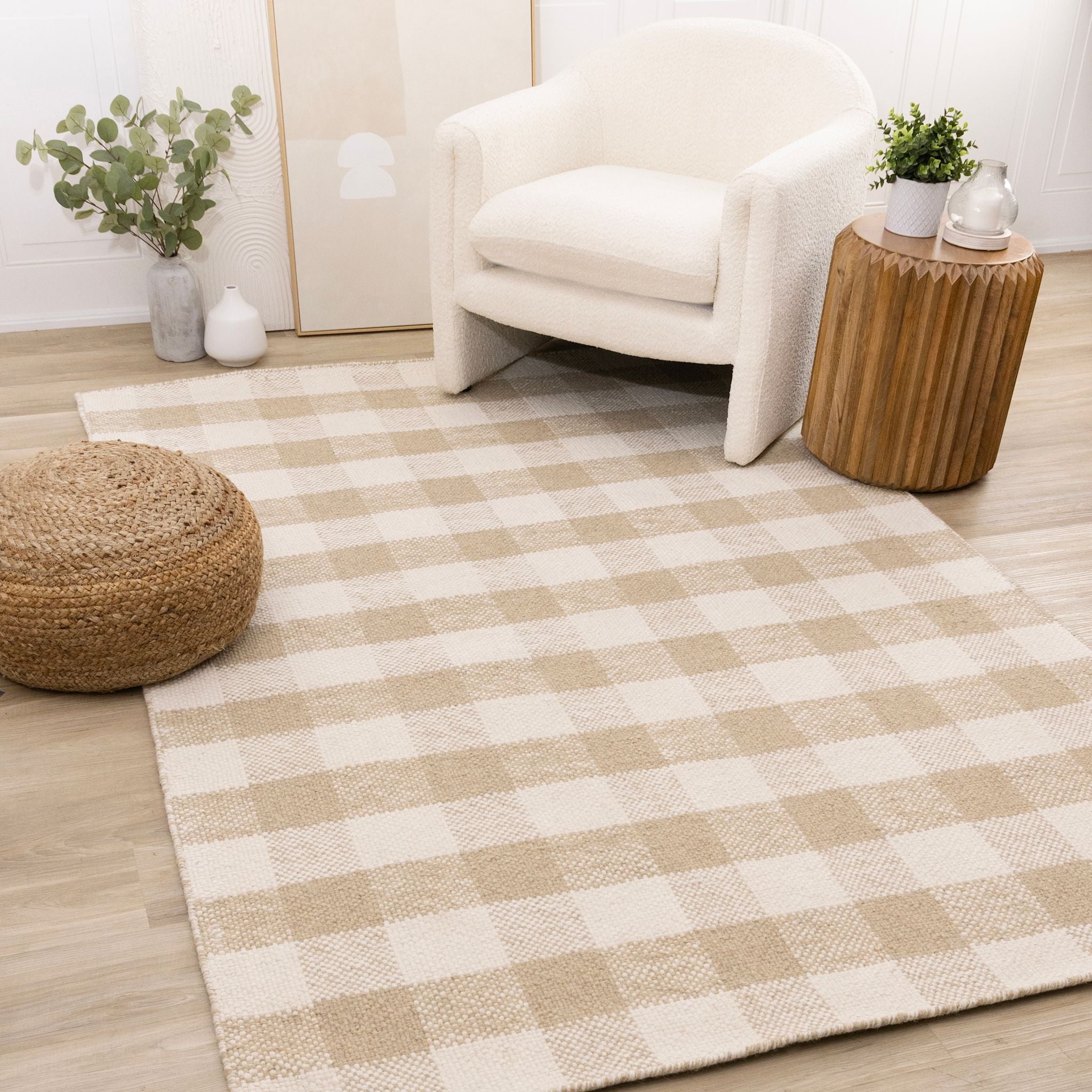 Ascent 5x8 Area Rug - Soft Modern Non-Slip Living Room Carpet for Home Decor - Perfect for Bedroom, Office & High Traffic Areas