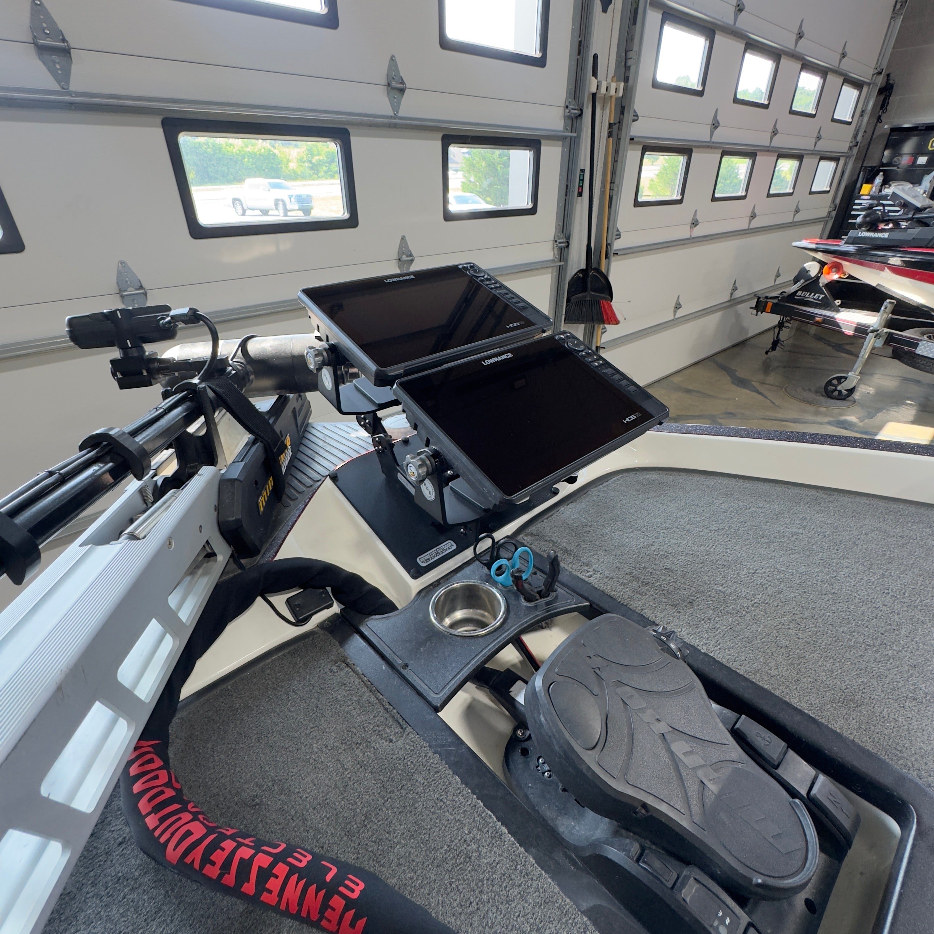 H.O.E. Dual Bow Mount System for Ranger C Series Boats (2013-2021) - Perfect for Fishing & Water Sports Accessories