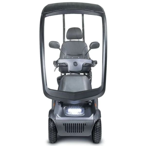 AFIKIM Afiscooter C4 Mobility Scooter with Hard Top Canopy - Weather Protection for Outdoor Use in Parks, Shopping & Neighborhoods