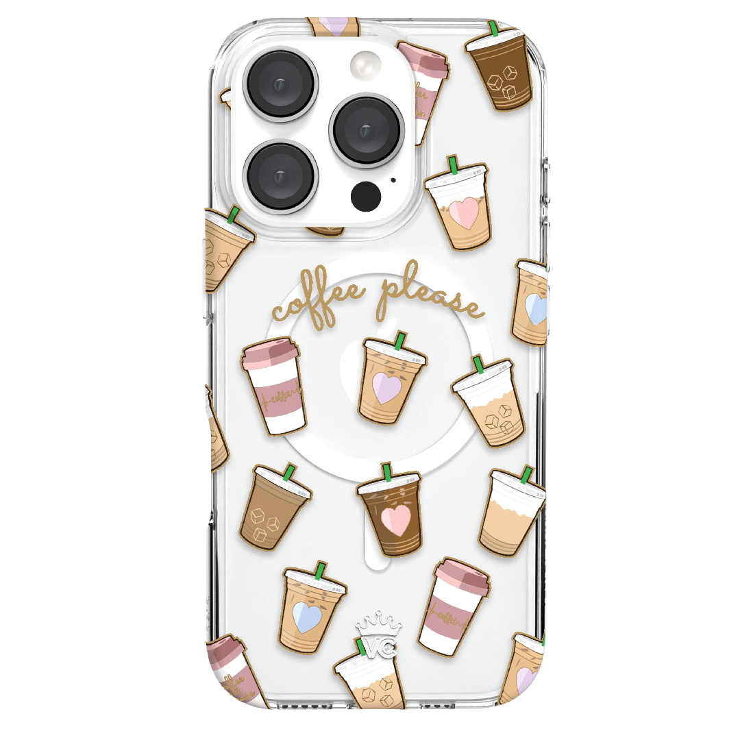 Premium Coffee First iPhone Case - Stylish & Durable Phone Cover for iPhone [Models] - Perfect for Coffee Lovers, Office Use & Daily Protection
