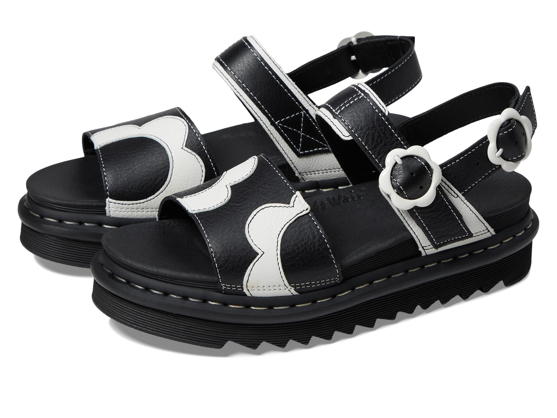 Dr. Martens Unisex Voss Leather Sandals for Men & Women - Comfortable & Stylish for Summer, Travel & Casual Wear