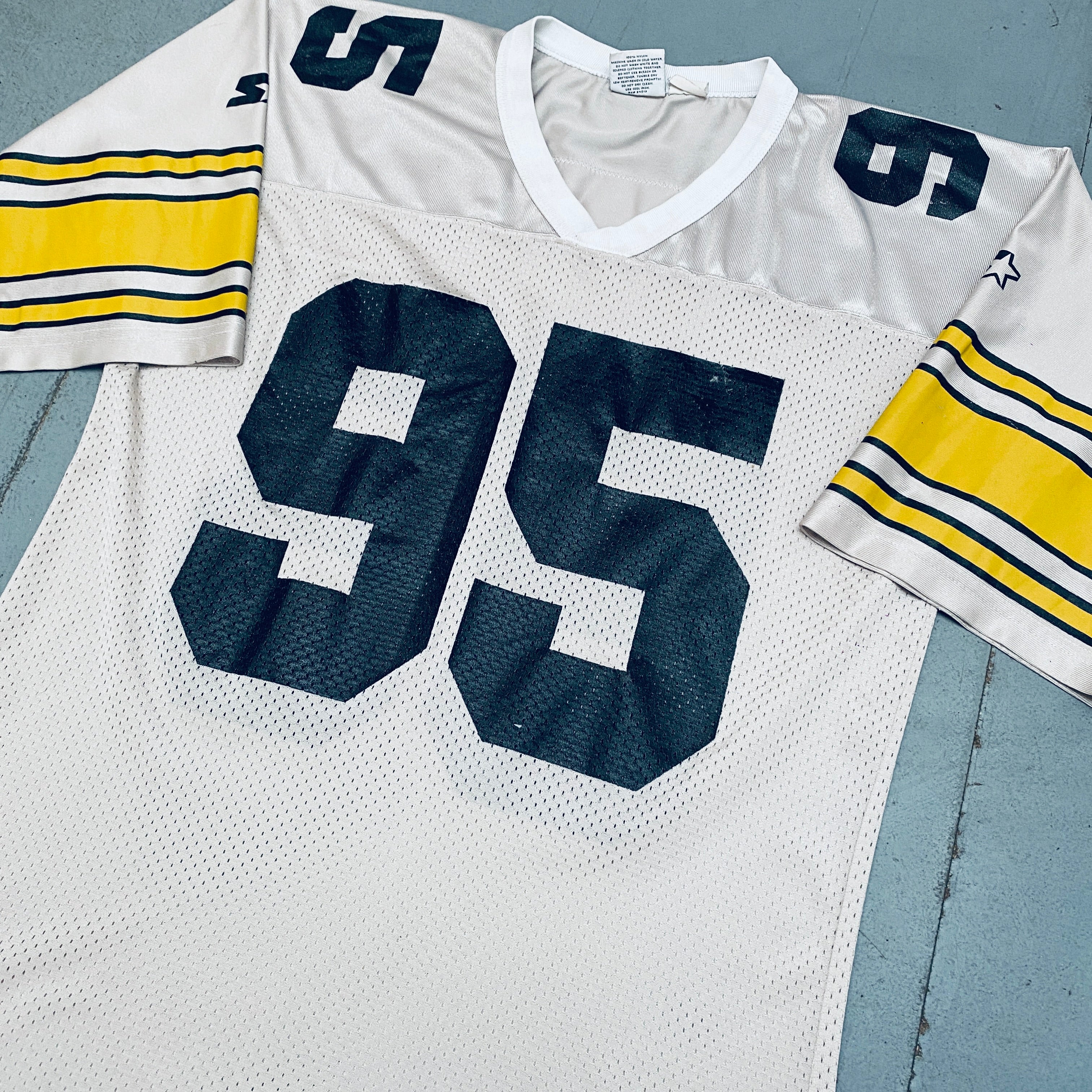 Greg Lloyd Pittsburgh Steelers 1994/95 Vintage NFL Jersey - Men's Medium/Large - Authentic Football Apparel for Game Day & Fan Collection
