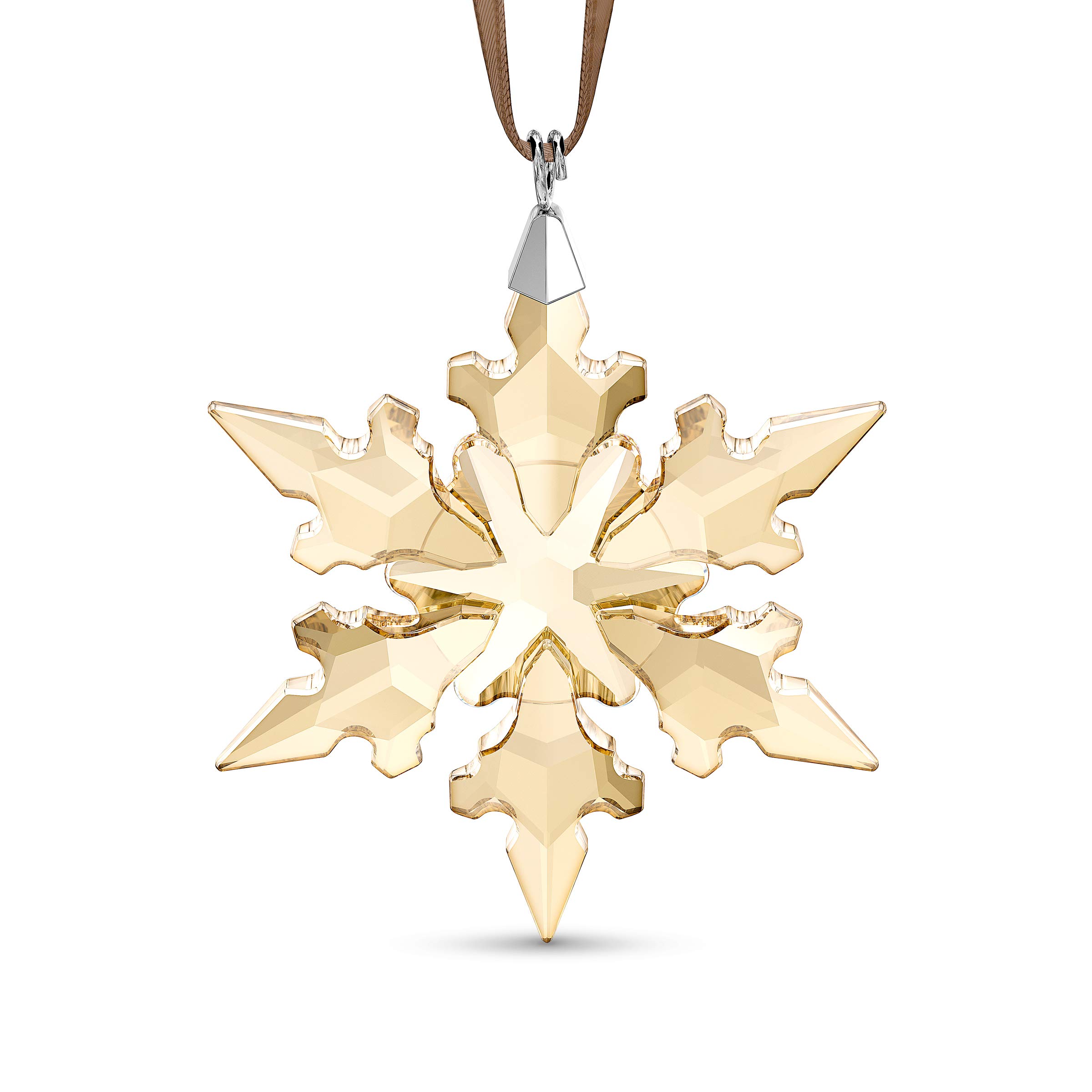 Swarovski Festive Small Crystal Ornament 5489198 - Elegant Holiday Tree Decoration for Christmas, Home & Party Decor