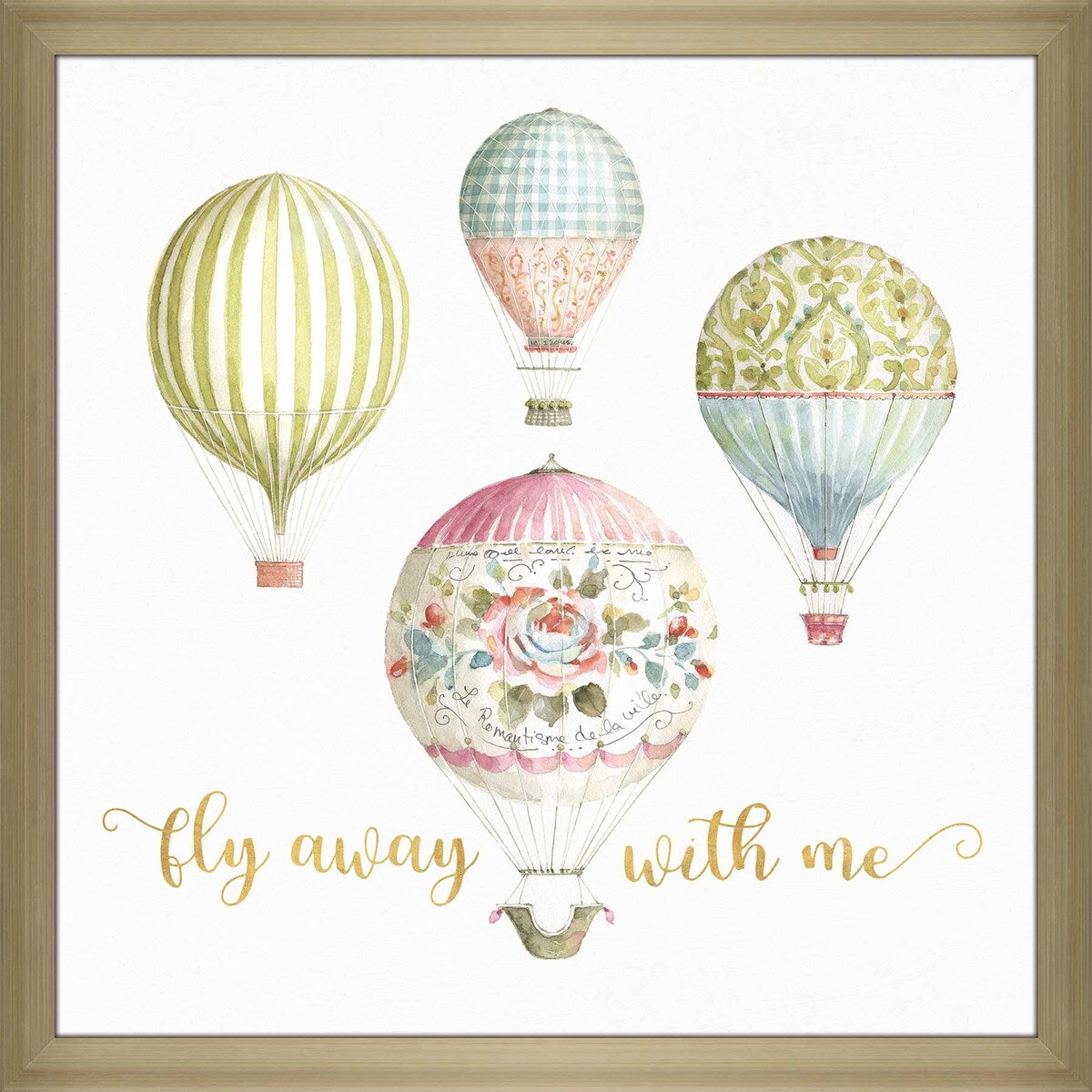 Beautiful Romance XXII by Lisa Audit - Premium Acrylic Wall Art Print in White - Perfect for Living Room, Bedroom & Office Decor