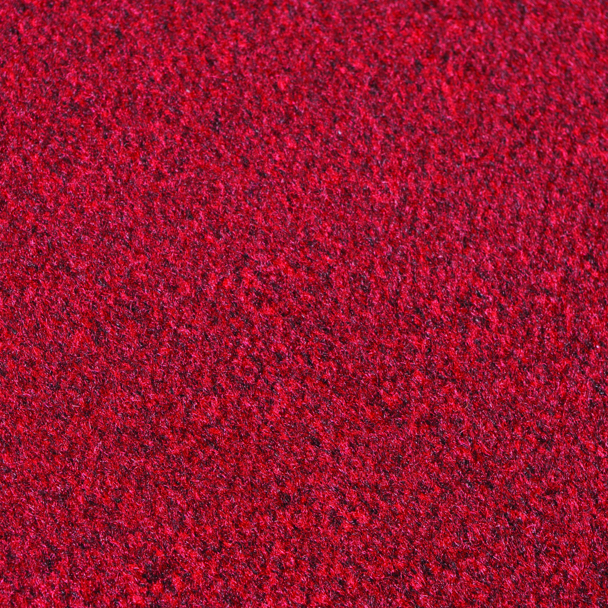 Herco 2' x 3' Indoor/Outdoor Plush Non-Slip Carpet Entrance Mat - Red | Durable Waterproof Doormat for Front Door, Patio, Garage & Mudroom