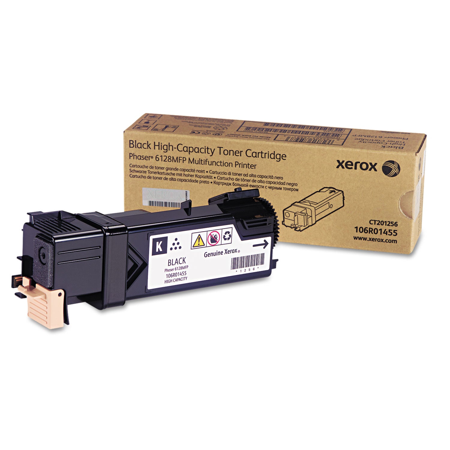 Original HP 106R01455 Black Toner Cartridge - High Yield 3100 Pages | Compatible with HP Printers | Ideal for Home & Office Printing