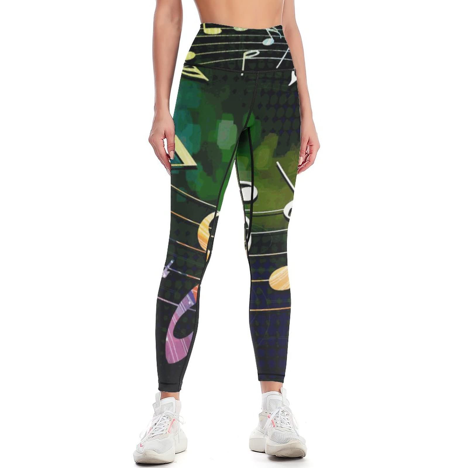 JZDACH Women's High Waist Yoga Pants with Tummy Control - Workout Leggings for Yoga, Running & Gym | Comfortable Stretchy Fitness Pants for Women