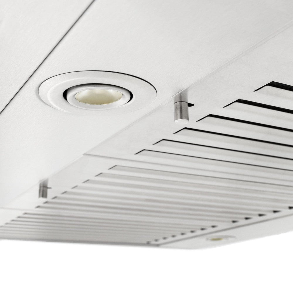 ZLINE GL1i Stainless Steel Island Mount Range Hood - 36 Inch, 900 CFM, Professional Grade Kitchen Vent Hood for Home Chefs - Perfect for Open Kitchen Designs & High-End Cooking Spaces