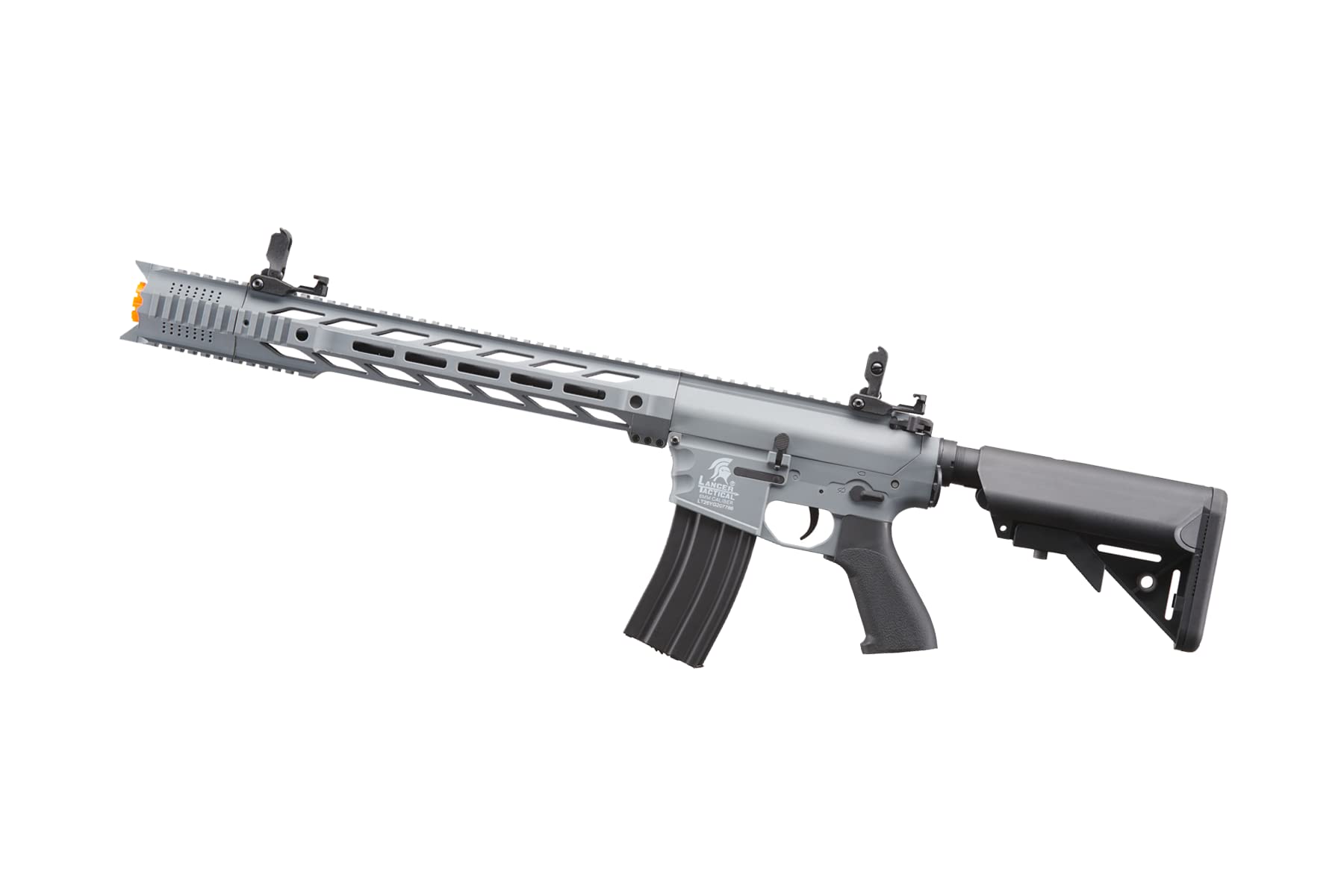 Lancer Tactical Gen II SPR Interceptor M4 Airsoft Rifle - Electric Full/Semi Auto AEG with 1000 Rounds 0.20g BBs, Battery & Charger Included - Perfect for Airsoft Skirmishes, Training & Tactical Games