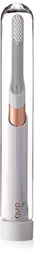 Quip Metal Electric Toothbrush with Travel Cover - Rechargeable Copper Toothbrush for Adults & Teens | Perfect for Travel, Home & Daily Oral Care