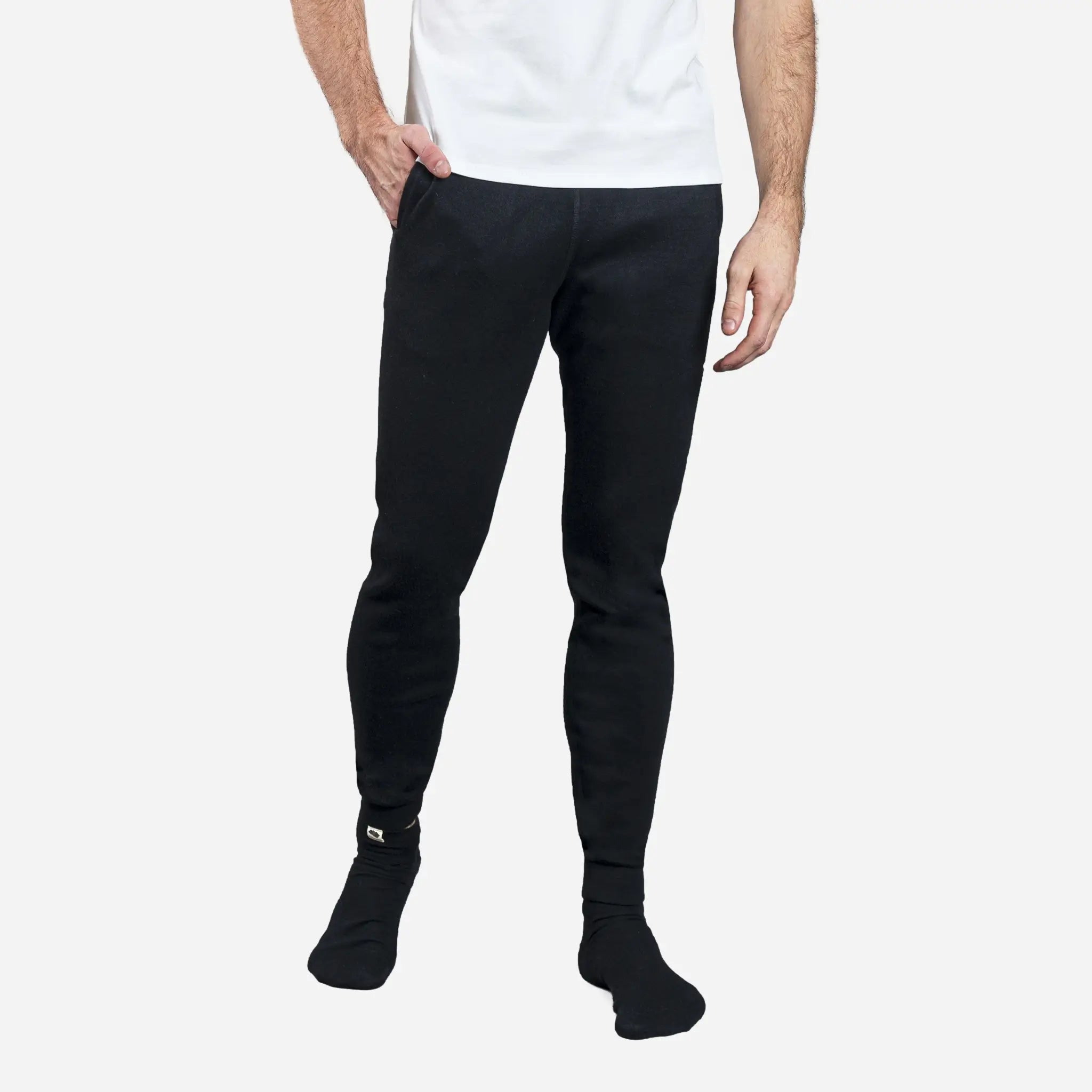 Premium Men's Alpaca Wool Sweatpants - 420 Midweight Fleece Joggers for Winter Comfort & Lounge Wear - Perfect for Home, Travel & Outdoor Activities