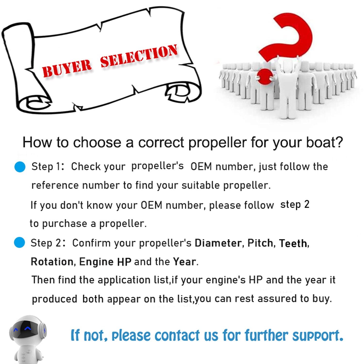Captain Propeller 11 3/8x12 - Stainless Steel 13-Tooth Spline Boat Propeller for Mercury Outboard Engines 25-75HP - Perfect for Fishing, Boating & Water Sports