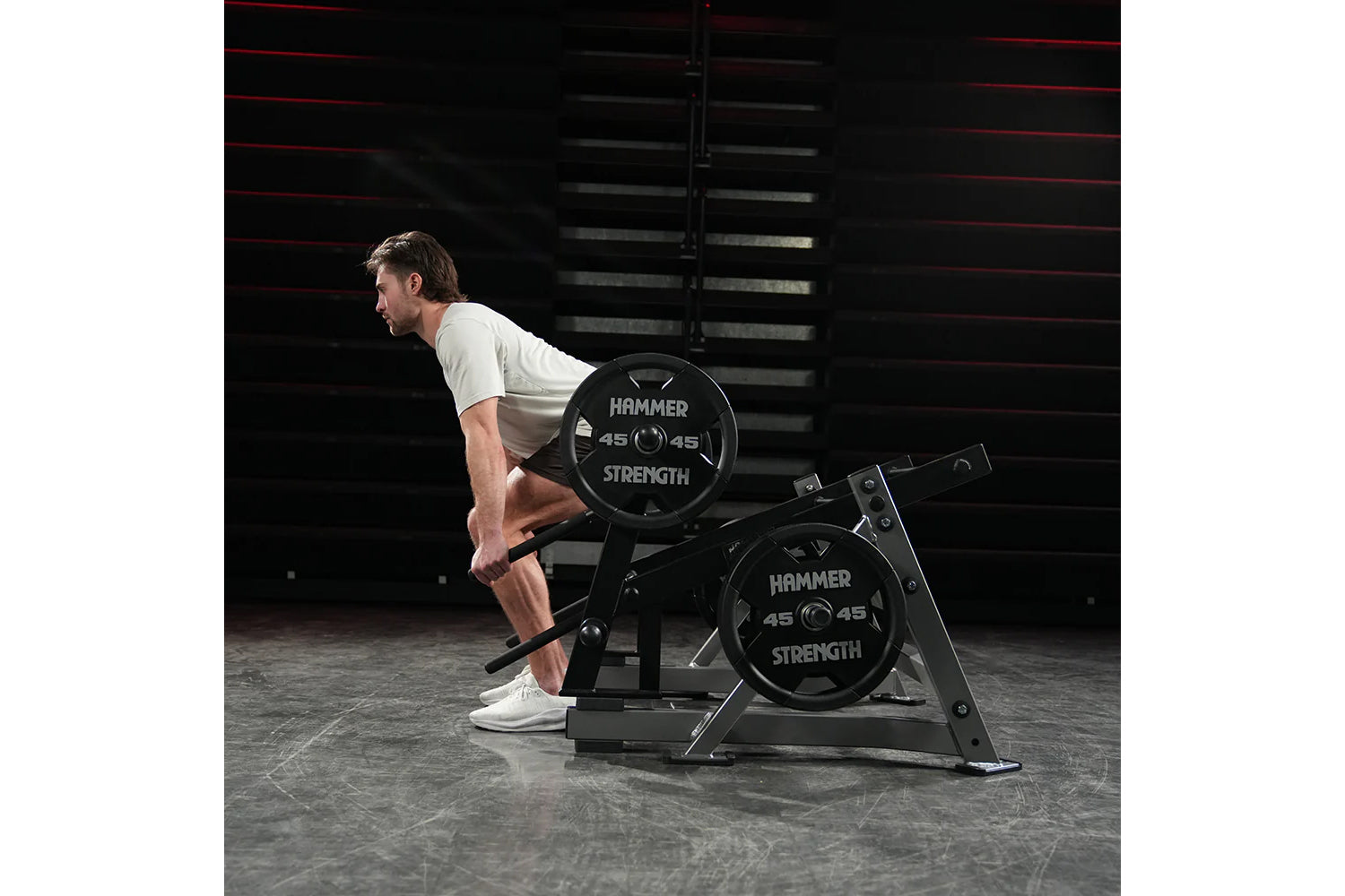 Hammer Strength Ground Base Multi Squat Machine - Professional Gym Equipment for Leg Workouts & Strength Training - Perfect for Home Gyms & Commercial Fitness Centers