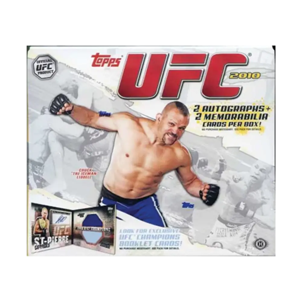 2010 Topps UFC Hobby Box - 24 Packs with Exclusive Fighter Cards - Perfect for UFC Collectors and Sports Memorabilia Enthusiasts - Great for Trading, Displaying, and Gifting
