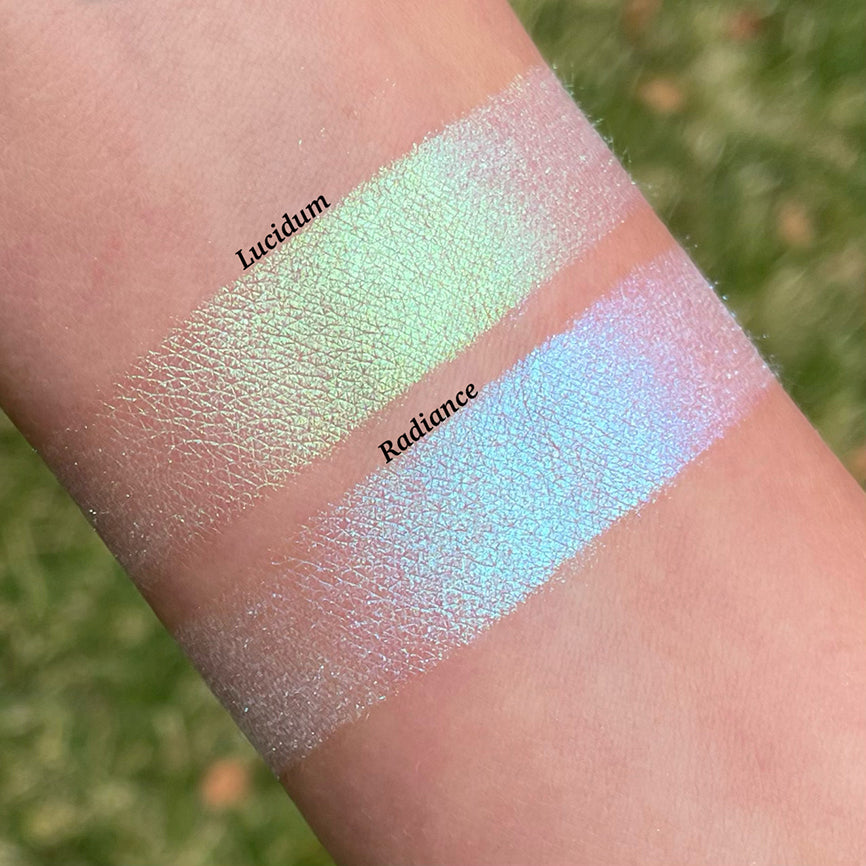 Lucidum Series 2 Iridescent Multichrome Eyeshadow Palette - Long Lasting Highly Pigmented Makeup for Party, Halloween & Special Occasions