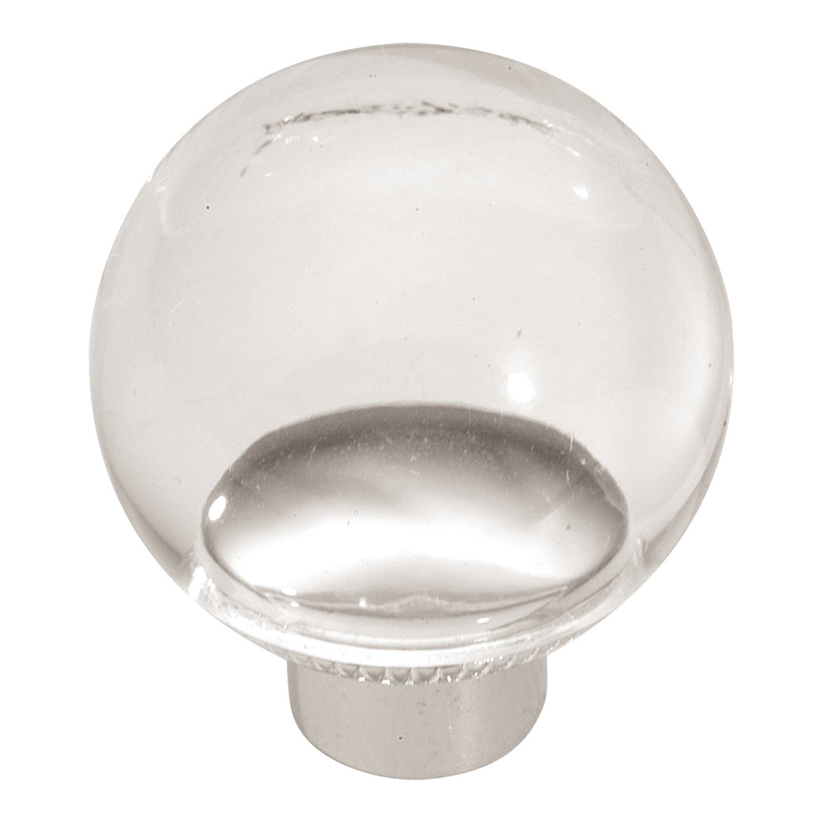 Hickory Hardware Crystal Palace Collection Cabinet Knobs - 25 Pack of 1-3/16 Inch Lucite Knobs for Kitchen Cabinets, Drawers & Bathroom Hardware - Elegant Home Upgrade for Modern & Vintage Decor