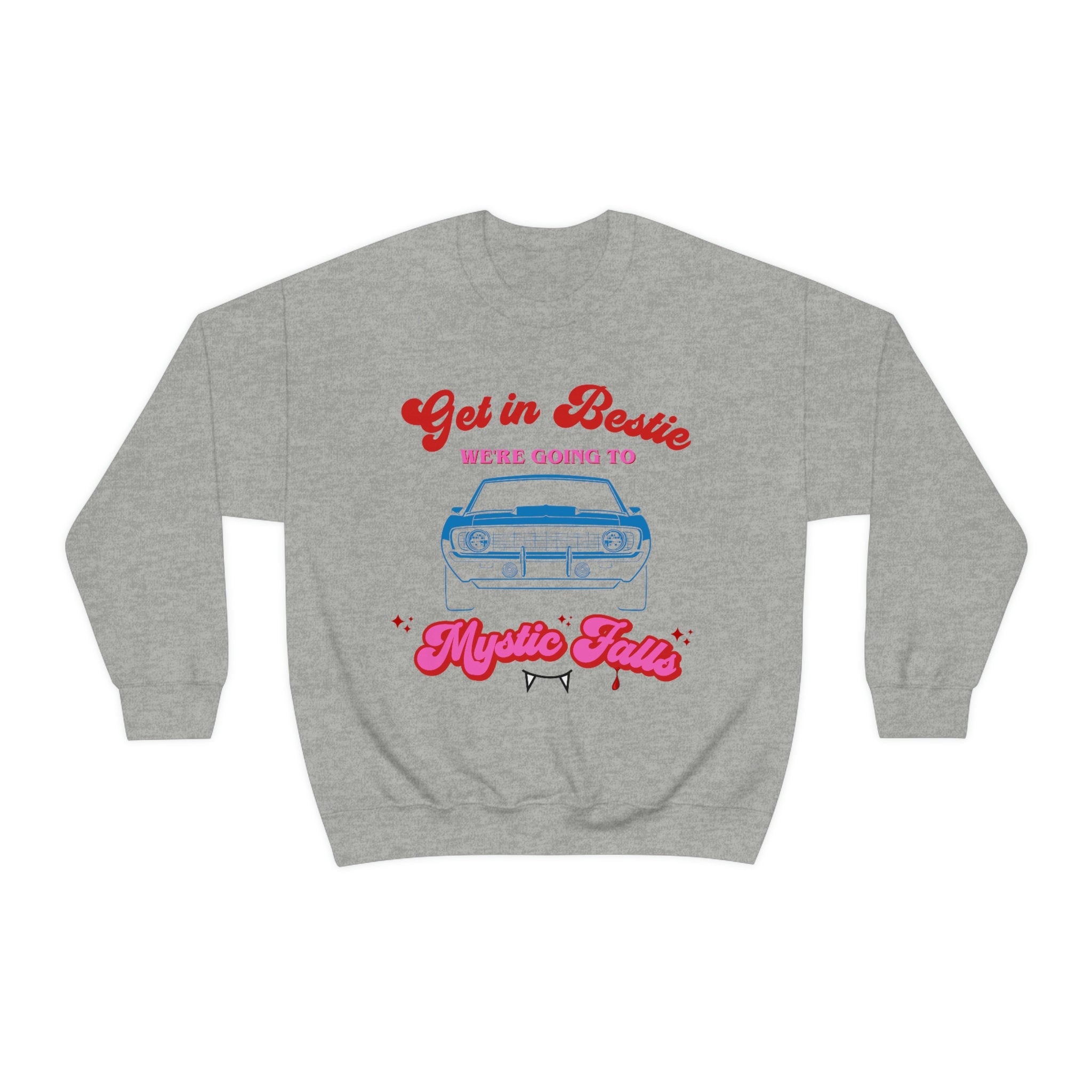 Mystic Falls TVD Hoodie - The Vampire Diaries Fan Gift & Merch for Damon Salvatore & Salvatore Brothers Fans - Perfect for Cosplay, TV Show Events & Gifts