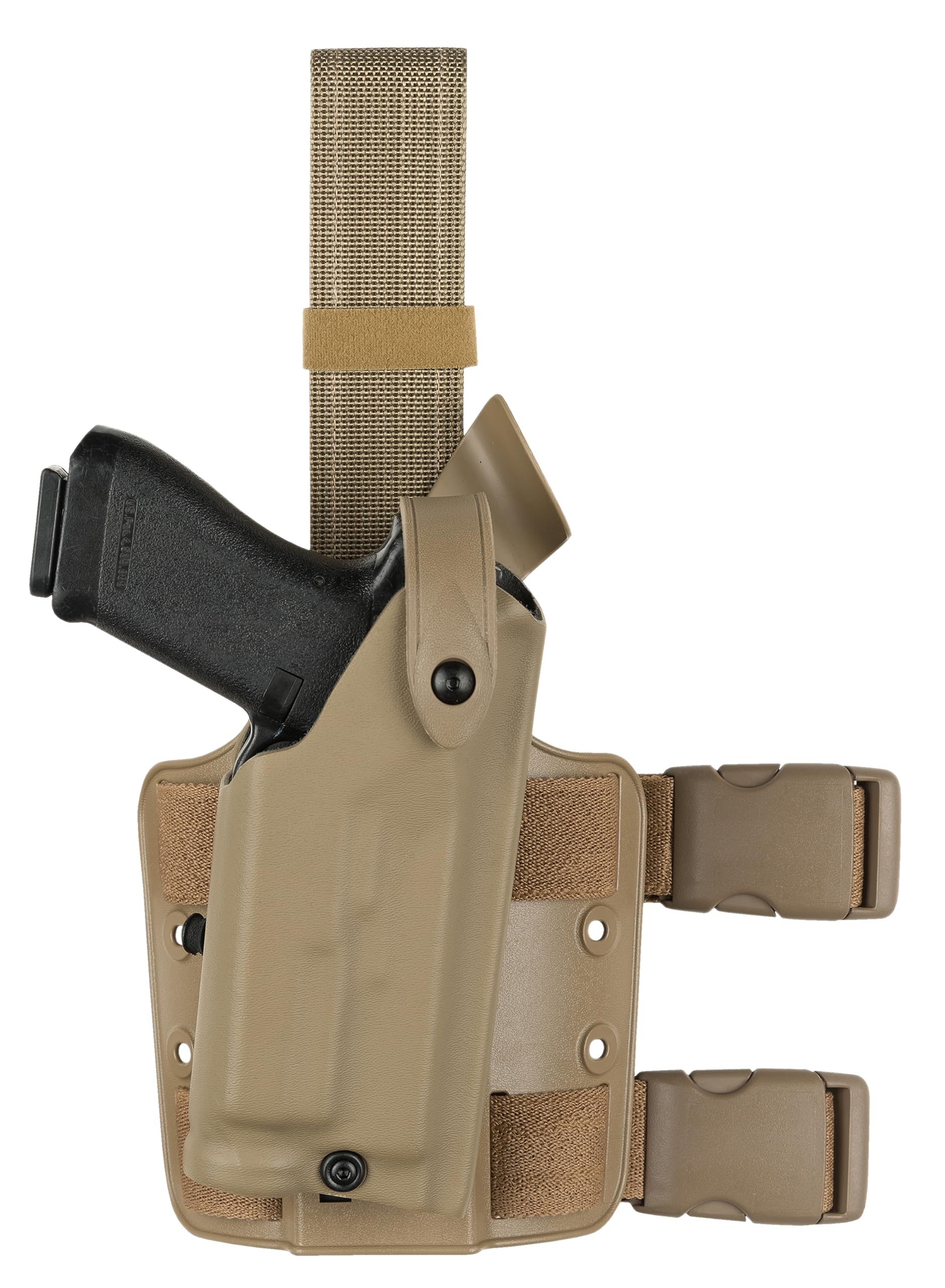 Safariland 6004 Tactical Holster for Glock 17, 22, 31 - Level III Retention Duty Holster - Right Hand Draw - Perfect for Law Enforcement, Military & Outdoor Shooting