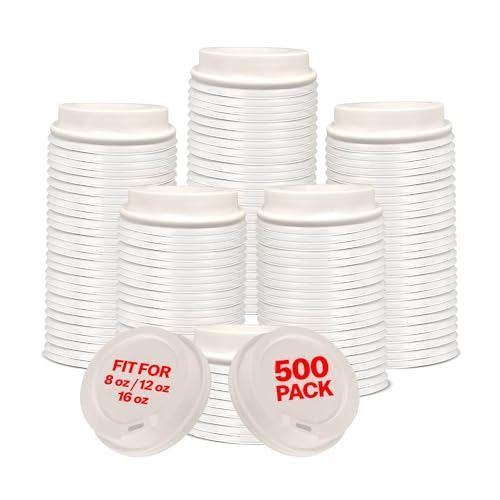 White Lid - 8 & 12 oz