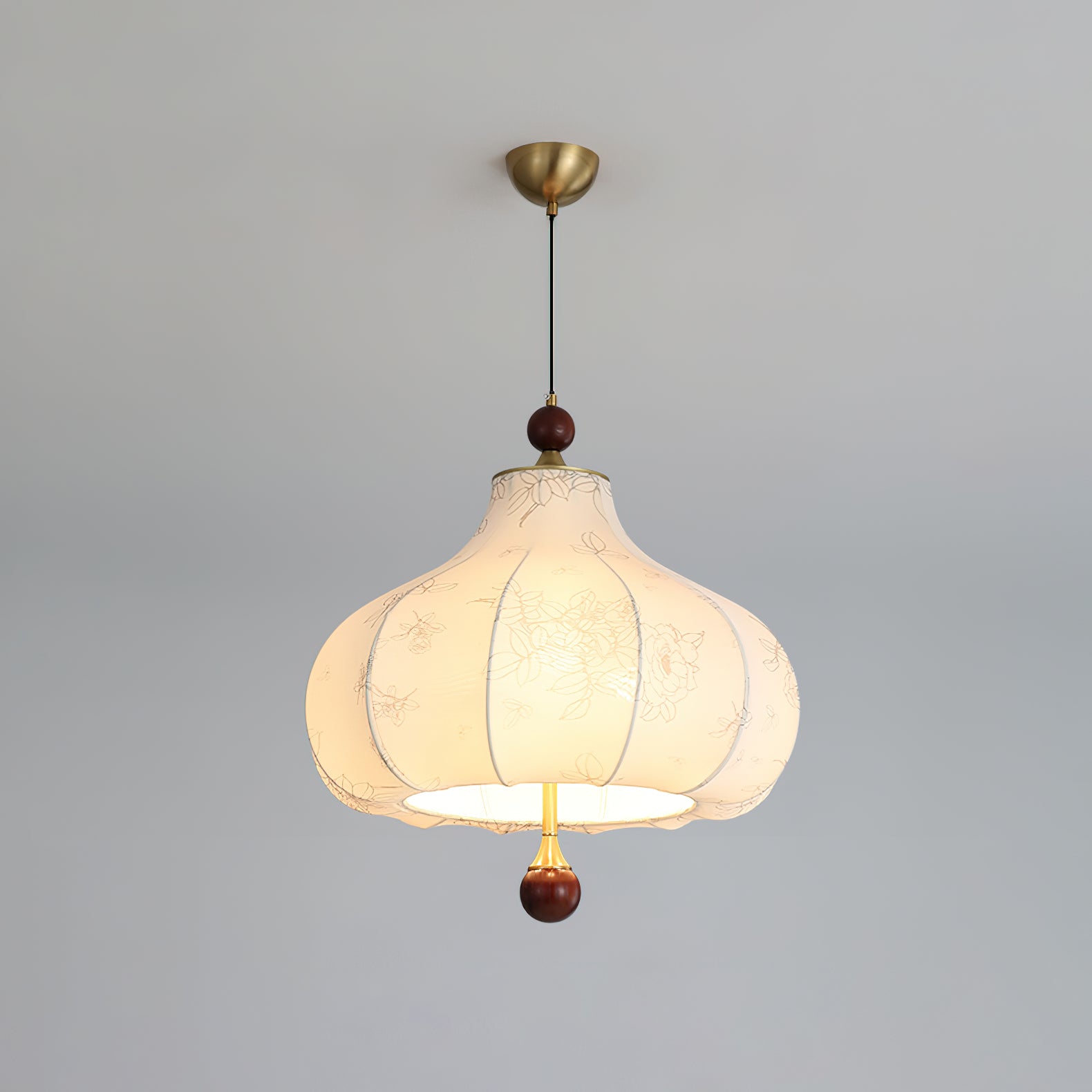 Stylish Chestnut Bloom Pendant Lamp - Modern Hanging Light Fixture for Dining Room, Kitchen Island & Bedroom Decor