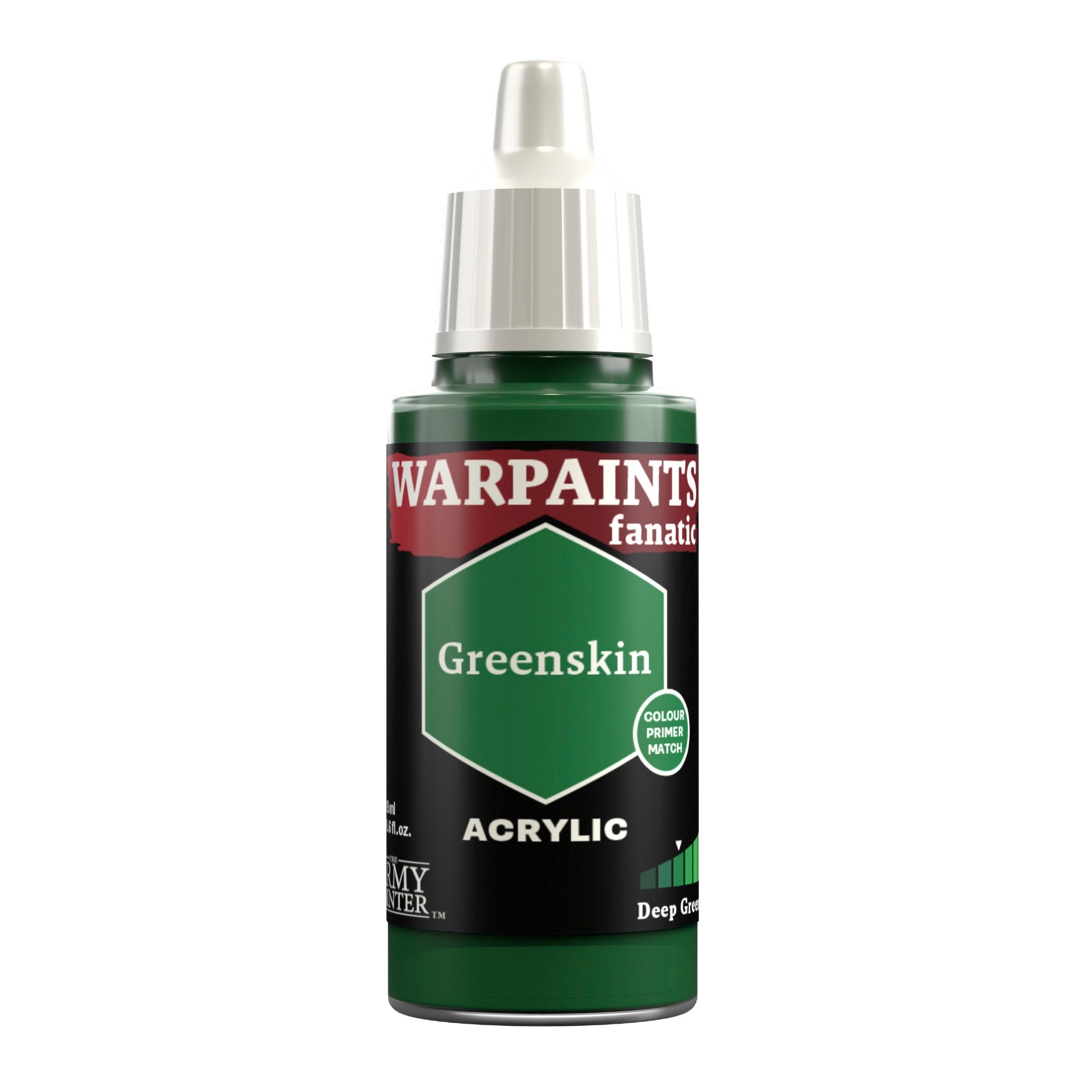 Warpaints Fanatic: Greenskin - Premium Miniature Paint Set for Warhammer & Tabletop Gaming - Perfect for Wargaming, Fantasy Miniatures & Hobby Painting