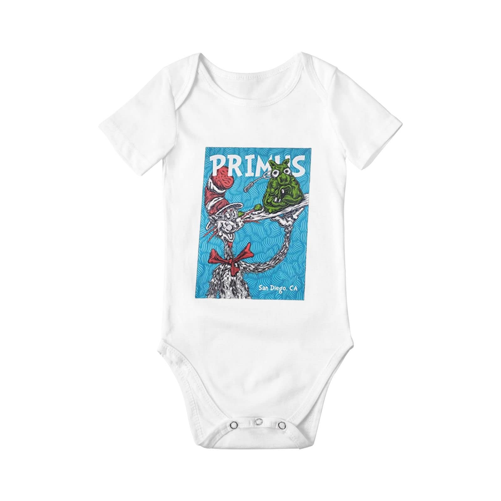 **Priimus Band Baby Onesie - Soft Cotton Unisex Newborn Romper, 3D Print Short-Sleeve Bodysuit for Boys & Girls (0-18 Months) - Perfect for Playtime, Outings & Photo Shoots**