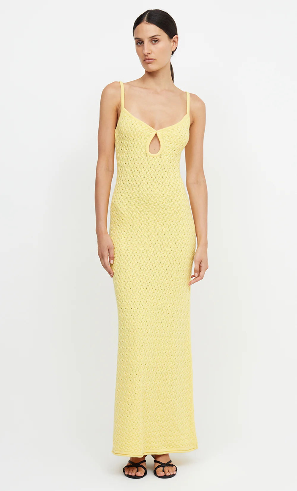 Effie Knit Key Maxi Dress - Women's Elegant Long Sleeve Flowy Dress for Casual Wear, Date Night & Special Occasions