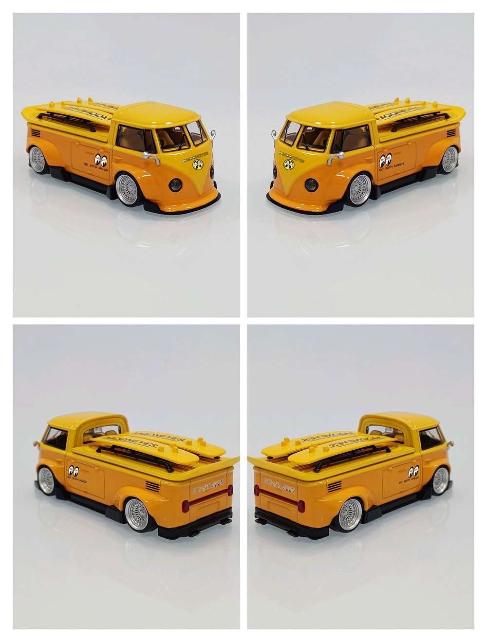 1:64 VW T1 Wide Body Pickup Truck Diecast Model Car - Limited Edition Collectible Toy for Adults & Kids - Perfect for Display, Gifts & Car Enthusiast Collections