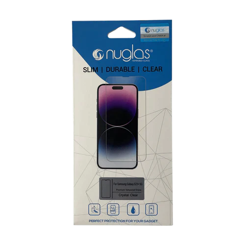 Premium Tempered Glass Screen Protector for Samsung Galaxy S23 Plus - 9H Hardness, Anti-Scratch, Bubble-Free Installation - Perfect for Daily Use, Gaming & Outdoor Activities