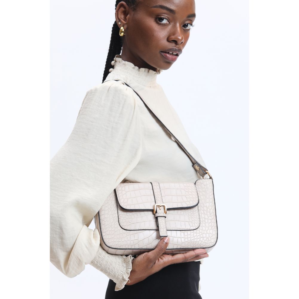 Adwen Genuine Leather Crocodile Print Crossbody Bag for Women - Stylish & Durable Handbag for Daily Use, Travel, and Shopping