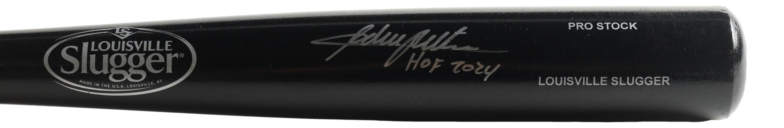 Authentic Adrian Beltre Texas Rangers Signed Black Louisville Slugger Bat - HOF 2024 Induction Commemorative Edition - Perfect for Baseball Memorabilia Collectors & Rangers Fans