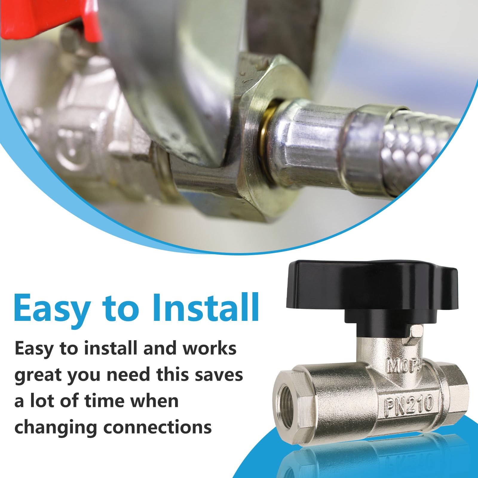High Pressure Ball Valve DN10 (3/8
