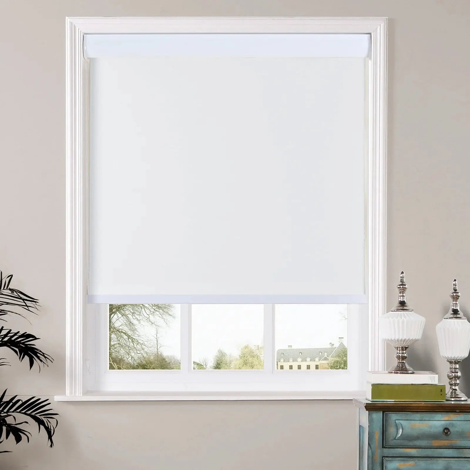 Blackout Roller Blinds with Cassette Header - Light Blocking Window Shades for Privacy & Sleep - Perfect for Bedrooms, Nurseries & Home Theaters