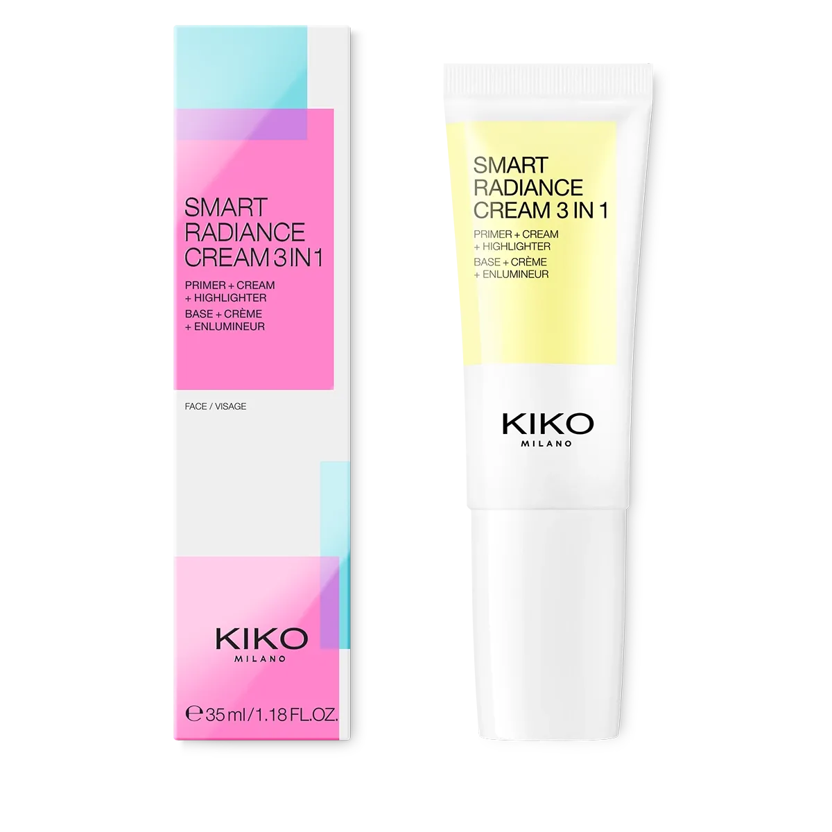 KIKO Smart Radiance Cream Primer 3-in-1 - Hydrating, Illuminating & Smoothing Face Primer for Flawless Makeup Base | Perfect for Daily Wear, Special Occasions & Photography
