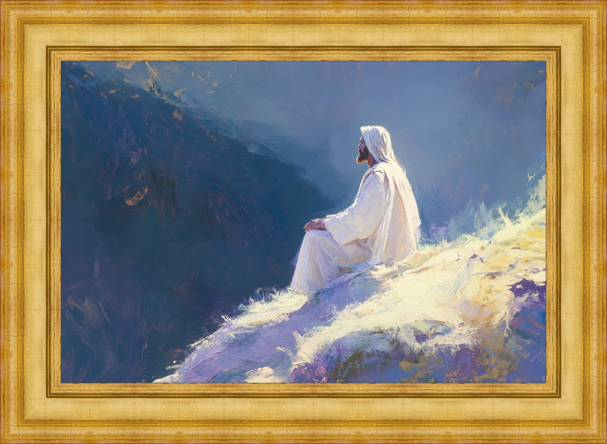 Contemplation By Justin Anna Culebro - Abstract Wall Art Painting for Home & Office Decor | Perfect for Living Room, Bedroom or Meditation Space