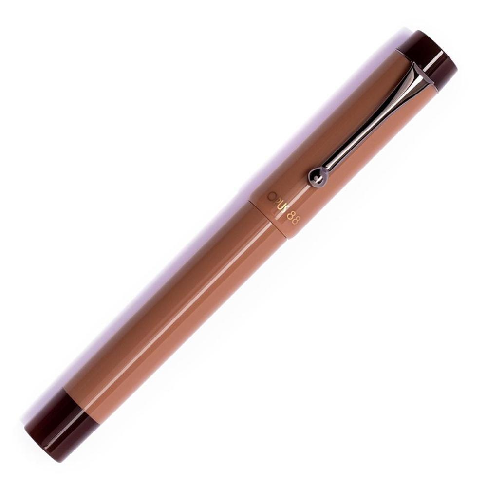 Opus 88 Fountain Pen Demo PVD Mocha Mousse (2025) - Premium Writing Instrument for Calligraphy, Journaling & Gift Giving