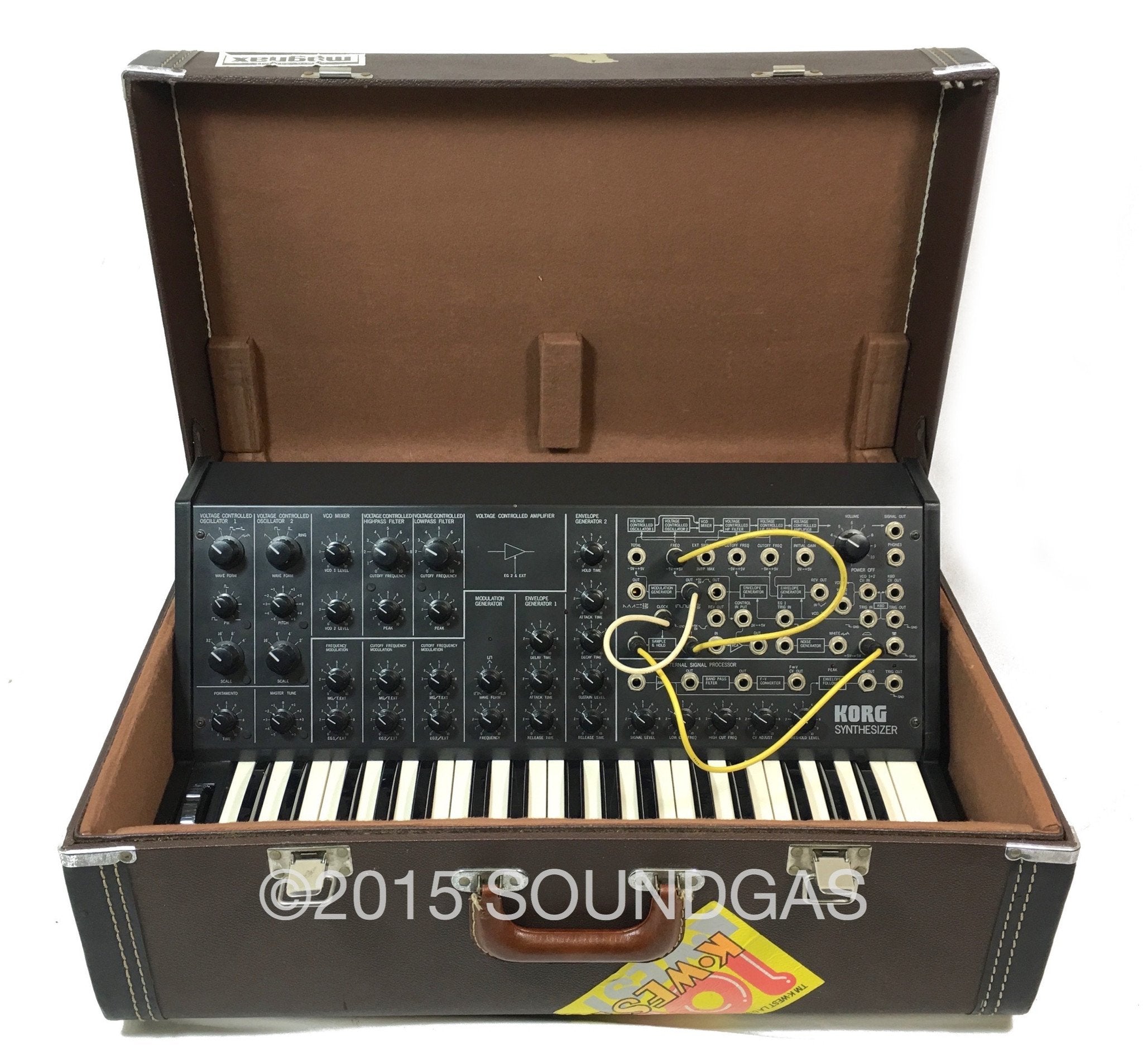 KORG MS-20 Mark 1 Analog Synthesizer with Original Hard Case - Perfect for Music Production, Live Performances & Studio Recording