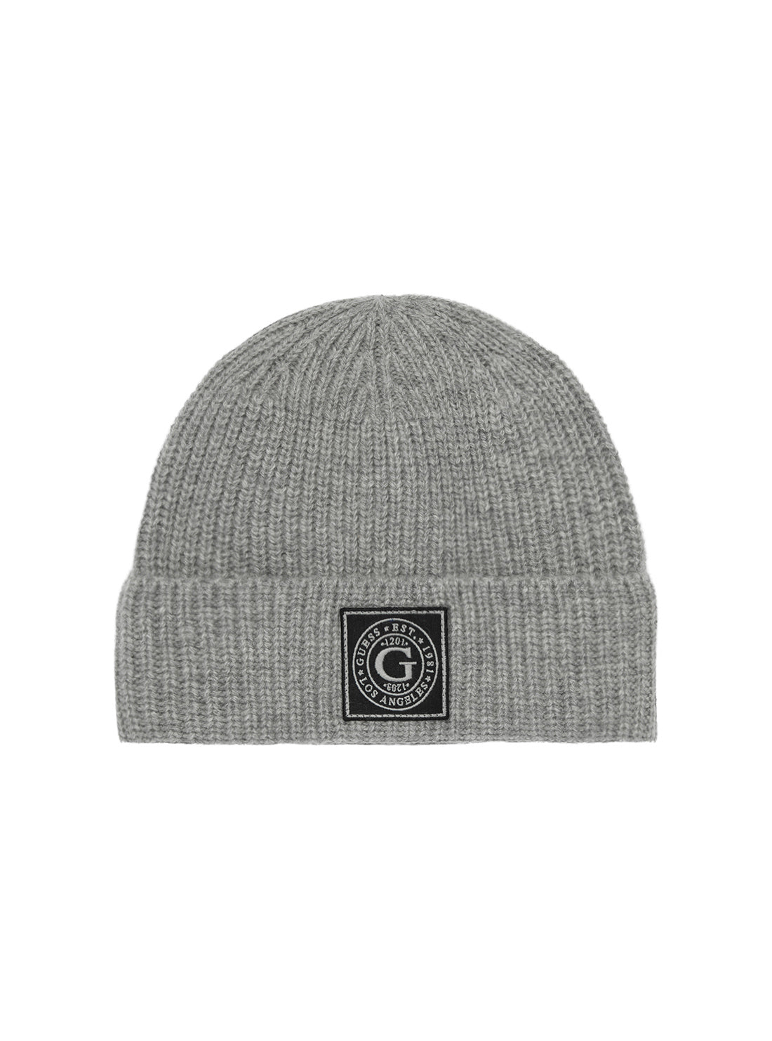Grey Hunter Ribbed Beanie Hat for Men & Women - Warm Winter Knit Skull Cap for Outdoor Activities, Hiking, and Casual Wear